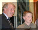 Captain Sean Cunningham with Rodhan Haughton