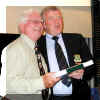 Cyril Harvey with Captain Sean Cunningham