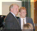 Captain Sean Cunningham with David Fitzroy