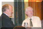 Captain Sean Cunningham with Hugh O'Brien