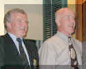 Captain Sean Cunningham with Michael Brown